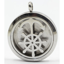 Boat Anchor 30mm Rd Silver Stainless Steel Perfume Diffuser Locket